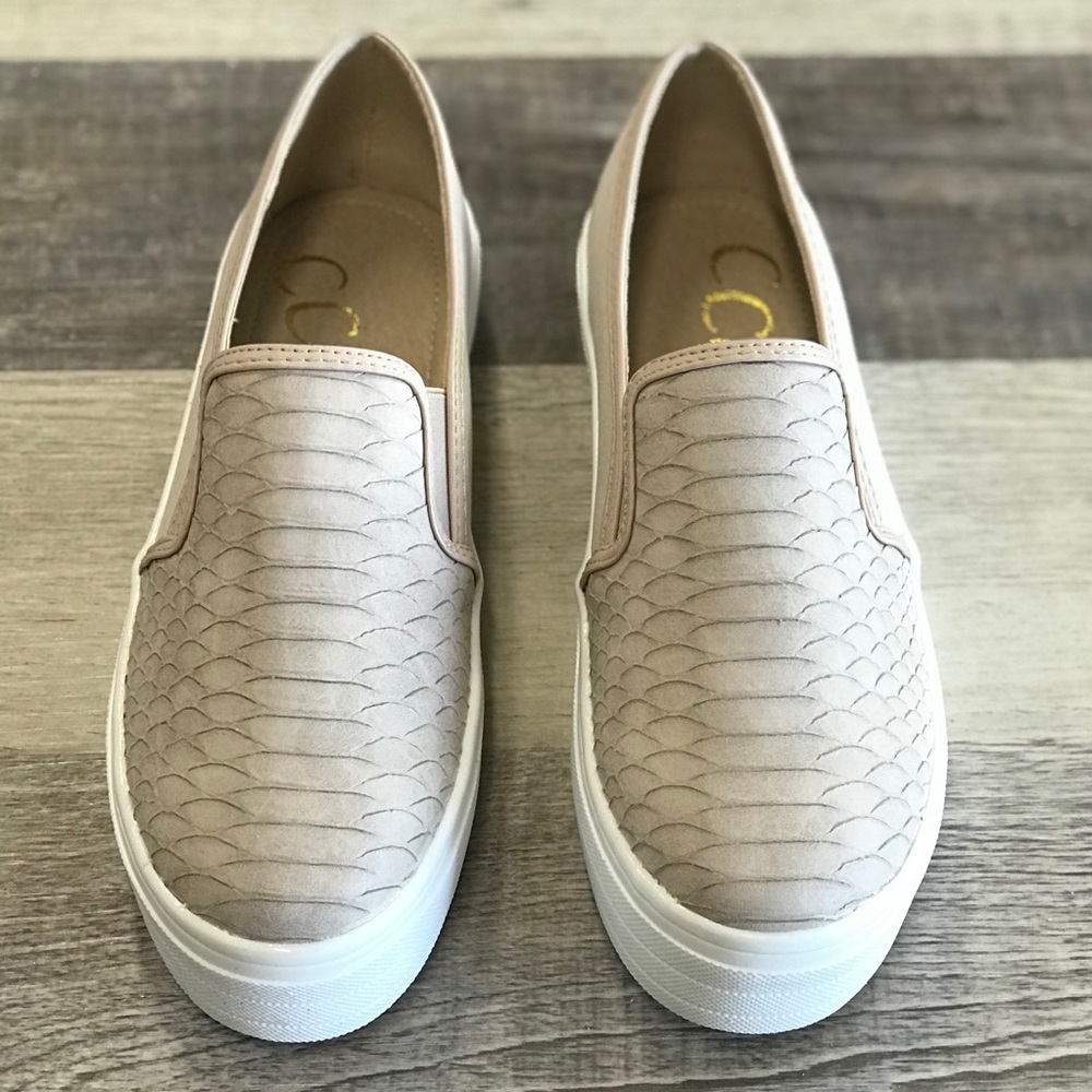 LAST SIZES❗️Peyton Snakeskin Sneaker Taupe - Picture 5 of 5